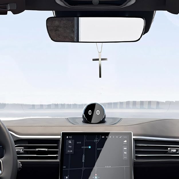 Self Defense Cross Necklace, 21 inch Chain, Stainless Steel Hidden Protection Tool with Safety Lock