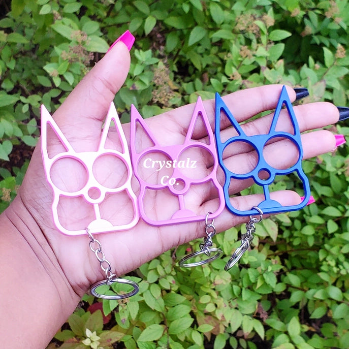 Defense Kitty Keychains